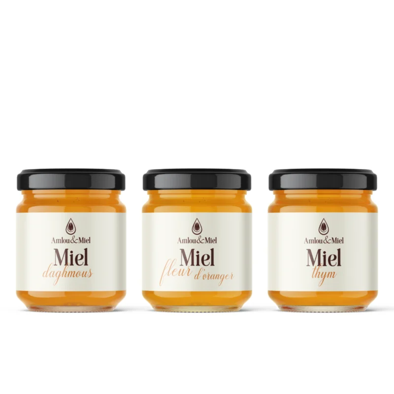 Coffret Découverte Miel — 3 Miels Naturels du Maroc